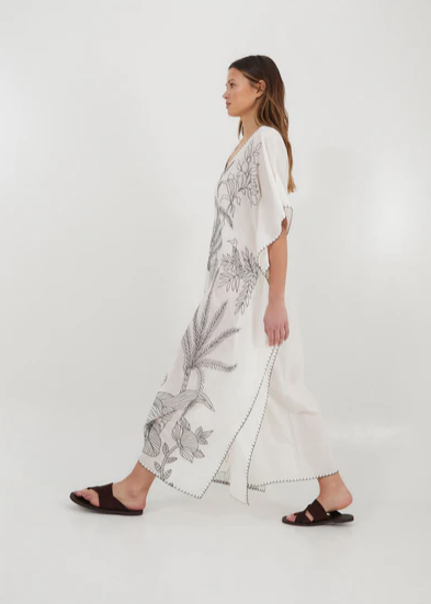 MAFALDA CAFTAN BLANCO