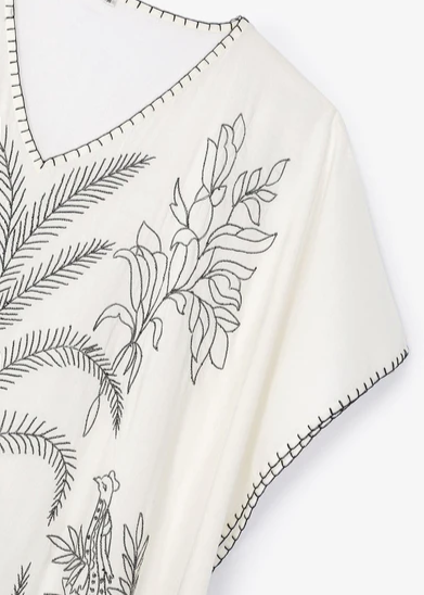 MAFALDA CAFTAN BLANCO