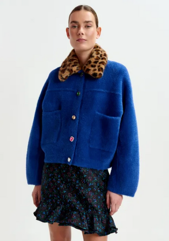 INTENTION CARDIGAN BLUE