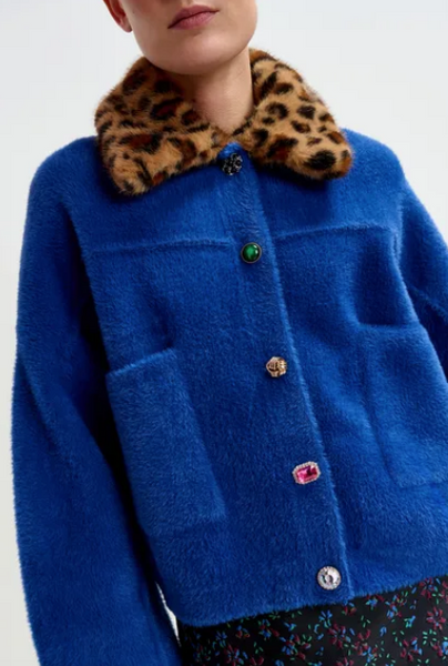 INTENTION CARDIGAN BLUE
