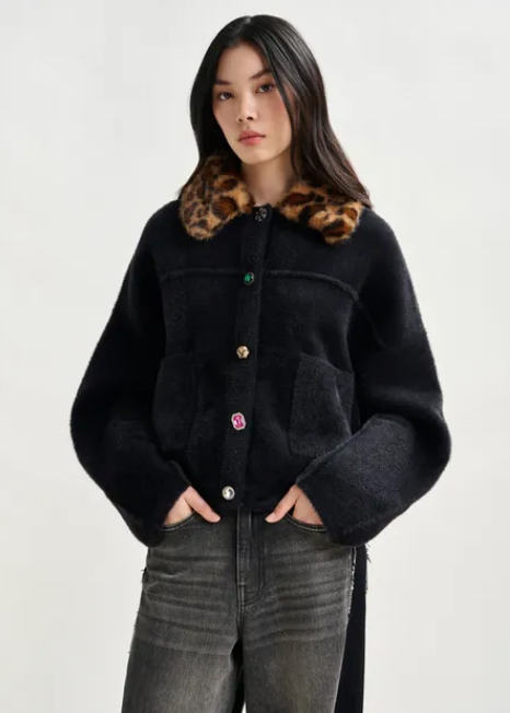 INTENTION CARDIGAN BLACK