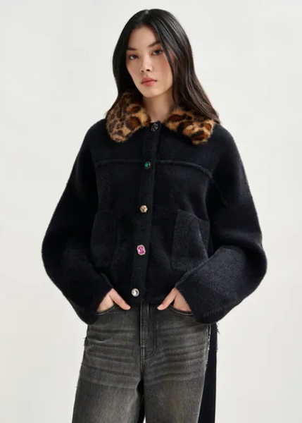 INTENTION CARDIGAN BLACK