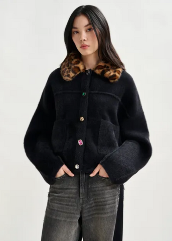 INTENTION CARDIGAN BLACK