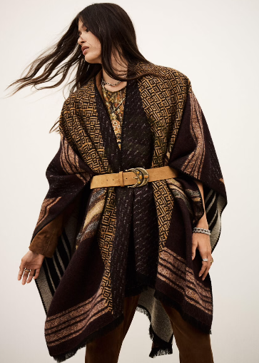 PANAMA PONCHO REVERSIBLE