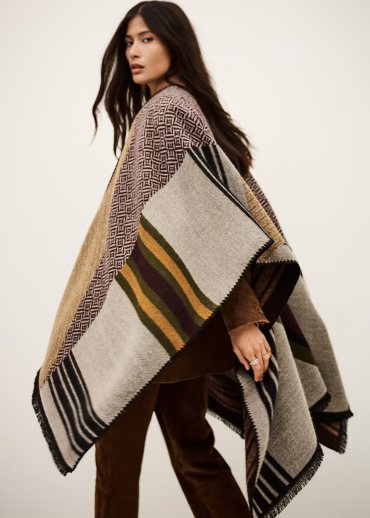 PANAMA PONCHO REVERSIBLE