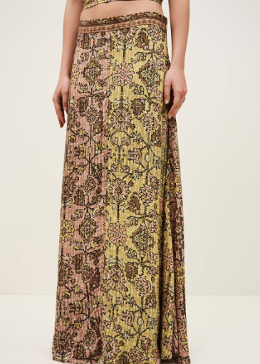Falda Midi Pario Estampada