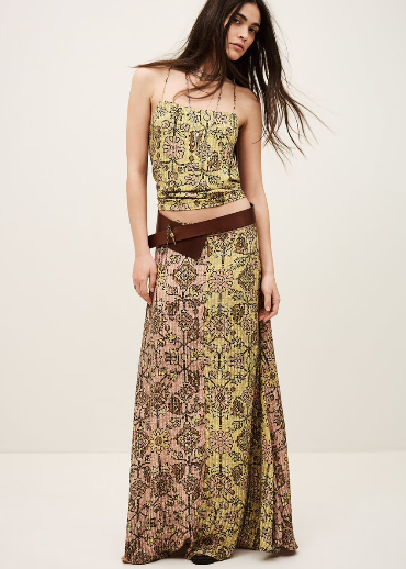 Falda Midi Pario Estampada