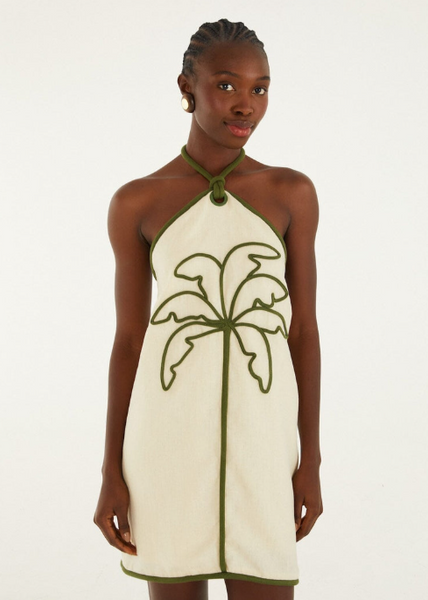 Minivestido Sand Coconut de Lino