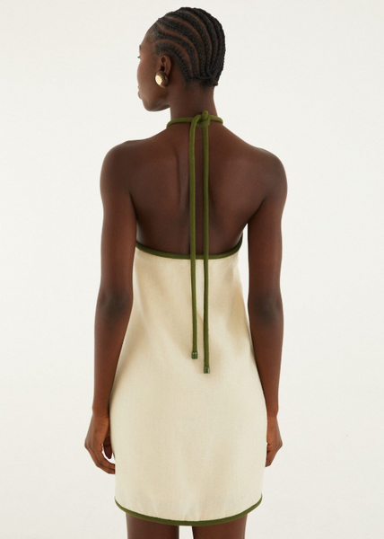 Minivestido Sand Coconut de Lino