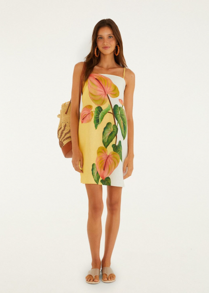 Vestido Cova Estampado Geométrico