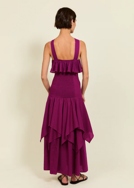 Vestido Alina Halter Malva