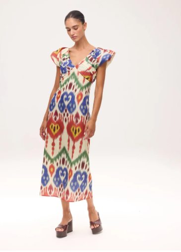 Vestido Benvolio Estampado Ikat