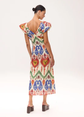 Vestido Benvolio Estampado Ikat