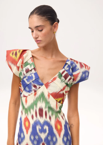 Vestido Benvolio Estampado Ikat